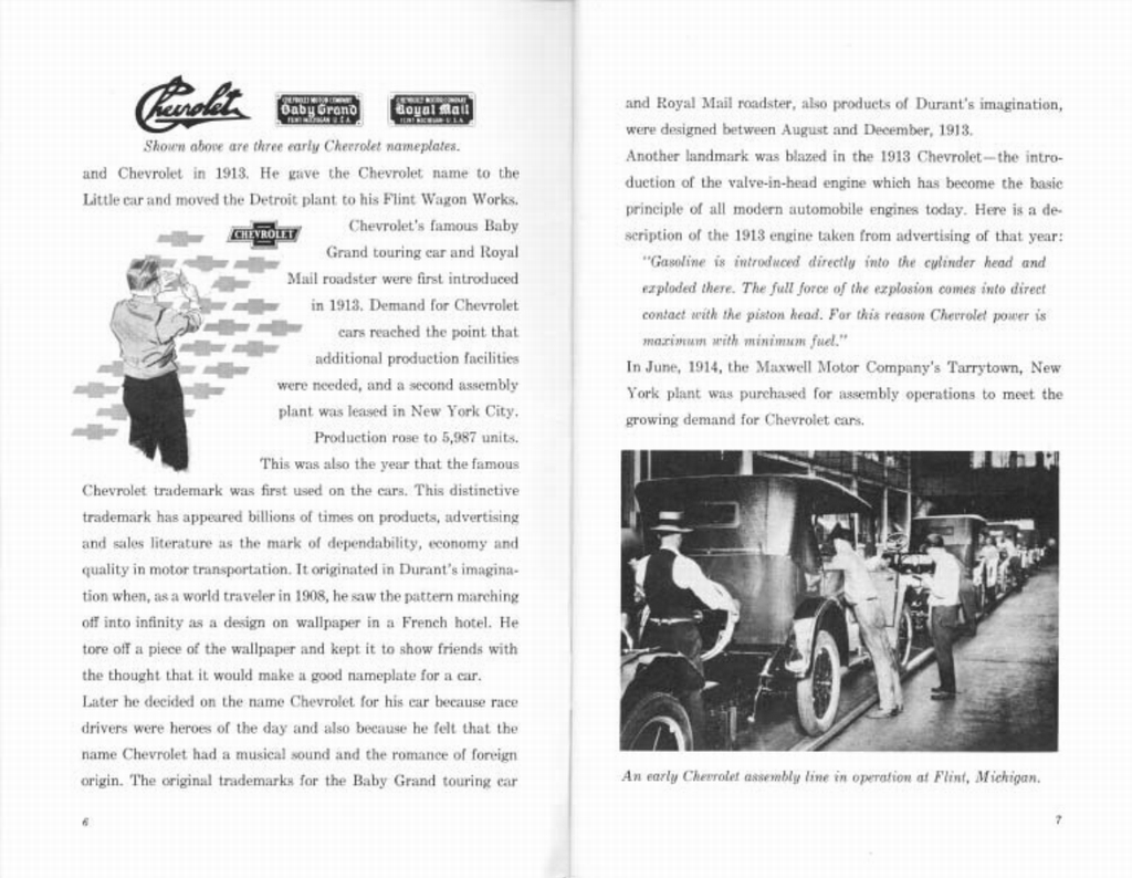 The Chevrolet Story - Published 1961 Page 18